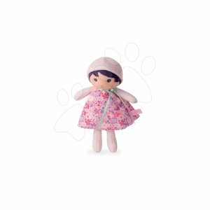 Kaloo rongybaba csecsemőknek Fleur K Tendresse 18 cm virágos ruhában lágy textilből ajándékcsomagolásban 962091