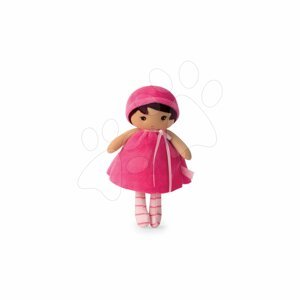 Kaloo rongybaba csecsemőknek Emma K Tendresse 18 cm rózsaszín ruhában lágy textilből ajándékcsomagolásban 962096