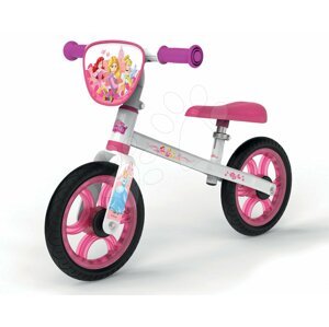Smoby tanulóbicikli Disney Princess First Bike fémszerkezettel és állítható üléssel 770207