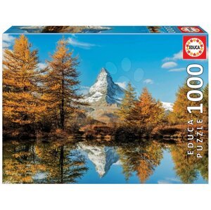 Educa puzzle Matterhorn Mountain in Autumn 1000 darabos és fix ragasztó 17973