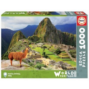 Educa puzzle Machu Picchu 1000 darabos és fix ragasztó 17999