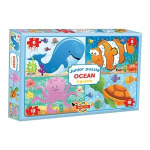 Dohány puzzle Junior Ocean 4 Tenger világa 502-1