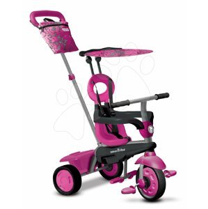 smarTrike tricikli Vanilla Pink 4in1 Touch Steering rózsaszín napellenzővel 6702200