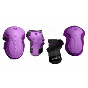 smarTrike védőfelszerelés Safety Gear set S térdre és csuklóra ergonomikus műanyagból lila 4002002