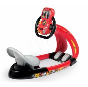 Versenyautó szimulátor Flash McQueen Cars XRS Smoby elektronikus