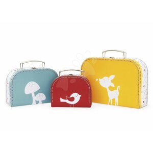 Szett három bőröndből My 3 suitcases Classique Home Kaloo sárga, piros és zöld 0 hó-tól