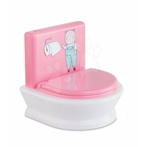 Öblíthető toalett Interactive Toilet Mon Grand Poupon Corolle 36-42 cm játékbabának 3 évtől