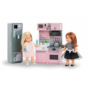 Elektronikus játékkonyha hűtőszekrénnyel Ma Corolle 36 cm játékbabának 4 évtől
