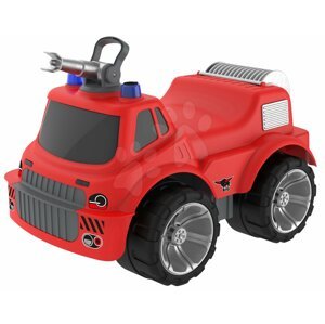 Tűzoltó autó üléssel Maxi Firetruck Power Worker BIG vízágyúval gumikerekekkel 2 éves kortól