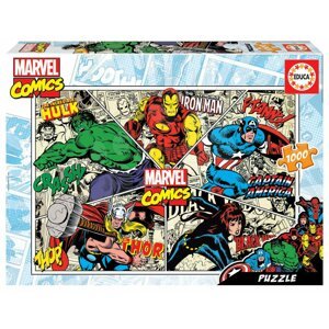 Puzzle Marvel Comics Educa 1000 darabos és Fix ragasztó 11 évtől