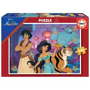 Puzzle Aladin Disney Educa 100 darabos 6 évtől