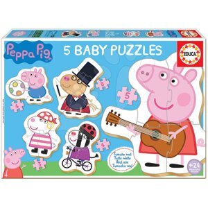 Puzzle legkisebbeknek Baby 5 Peppa Pig 2 Educa 24 hó-tól