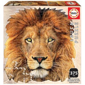 Puzzle Lion face shape Educa 375 darabos és Fix ragasztó 11 évtől