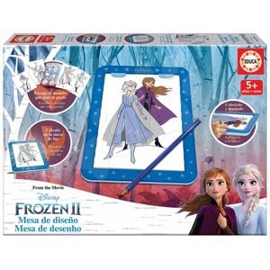 Rajztábla Frozen 2 Disney Educa rajzvázlatokkal és kiegészítőkkel 5 évtől