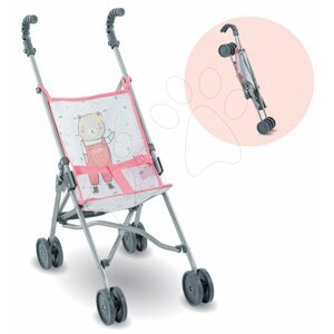 Összecsukható sport babakocsi Umbrella Stroller Mon Grand Poupon Corolle Canne Pink 36-42 cm játékbabának 24 hó-tól