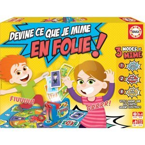 Társasjáték Devine Ce Que Je Mime En Folie! Educa francia nyelvű, 2-6 játékos részére 6 évtől