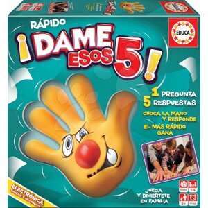 Társasjáték Rapido Dame Esos 5 Educa spanyol nyelven 6 éves kortól 1-4 játékos számára