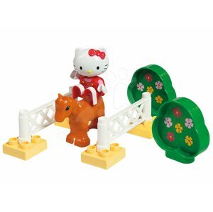 Építőjáték PlayBIG Bloxx Starter Box BIG Hello Kitty a lovaspályán lovacskán 1,5-5 évesnek
