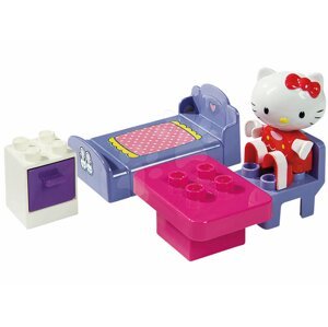 Építőjáték PlayBIG Bloxx Starter Box BIG Hello Kitty a hálószobában a széken 1,5-5 évesnek