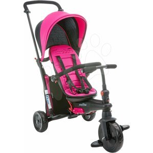 Tricikli összecsukható smarTfold 400S Pink 6in1 smarTrike TouchSteering rózsaszín kompakt EVA kerekekkel 9 hó-tól