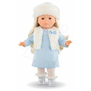 Játékbaba Priscille Ma Corolle világoskék ruha és kék pislogó szemek 36 cm - Speciális kiadás 4 évtől