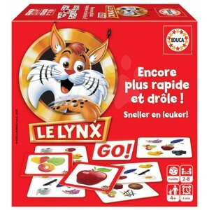 Társasjáték Lynx Gyors mint a hiúz Educa 60 ábrával legkiebbeknek francia 4 évtől