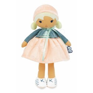 Rongybaba legkisebbeknek Chloe K Doll Tendresse Kaloo 25 cm farmer kabátban puha textilből ajándékcsomagolásban 0 hó-tól