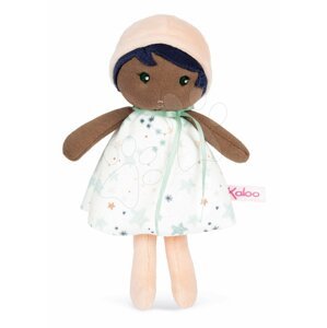 Rongybaba kisbabáknak Manon K Doll Tendresse Kaloo 18 cm csillagos ruhácskában puha textilből ajándékcsomagolásban 0 hó-tól