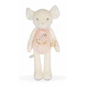 Plüss egér baba Doll Mouse Mini Perle Kaloo rózsaszín 25 cm hímzéssel pihe-puha 0 hó-tól