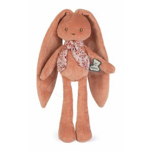 Plüss nyuszi hosszú fülekkel Doll Rabbit Terracotta Lapinoo Kaloo barna 25 cm pihe-puha anyagból ajándékdobozban 0 hó-tól