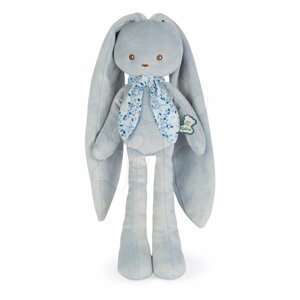 Plüss nyuszi hosszú fülekkel Doll Rabbit Blue Lapinoo Kaloo kék 35 cm pihe-puha anyagból ajándékdobozban 0 hó-tól