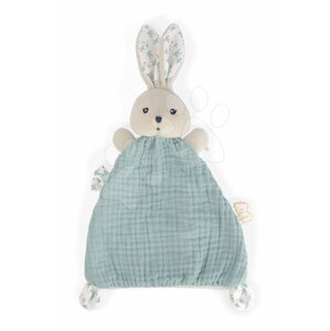 Textil nyuszi dédelgetéshez Colombe Rabbit Dove Doudou K'doux Kaloo kék 20 cm puha alapanyagból 0 hó-tól