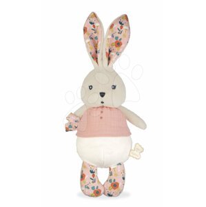 Rongy nyuszkó Coquelicot Rabbit Doll Poppy K'doux Kaloo rózsaszín 25 cm puha alapanyagból 0 hó-tól