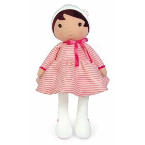 Rongybaba Rose K Doll XXL Tendresse Kaloo puha anyagból 80 cm rózsaszín csíkos ruhában 0 hó-tól