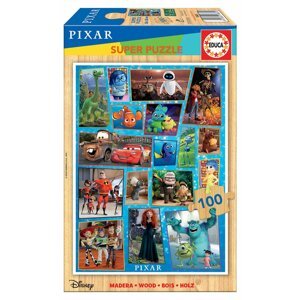 Fa puzzle Pixar Disney Educa 100 drabos 5 évtől