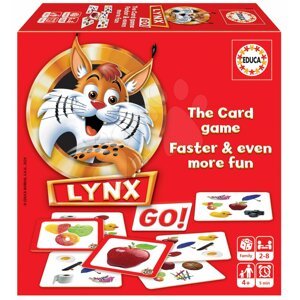 Társasjáték Gyors mint a hiúz LYNX GO! 6in1 Educa memória és gyorsaság 70 ábra 4 évtől
