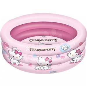 Mondo háromgyűrűs medence gyerekeknek Charmmy Kitty 16042 rózsaszín