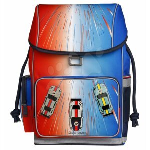 Iskolai nagy hátizsák Ergomaxx Racing Club Jeune Premier ergonomikus luxus kivitel 39*26 cm