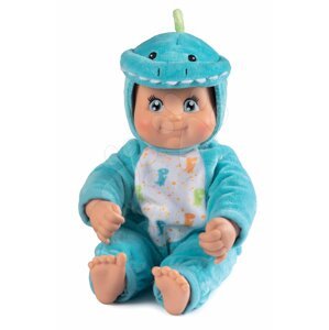 Játékbaba jelmezben Dínó MiniKiss Croc Smoby kék ‚puszi’ hanggal és puha testtel 12 hó-tól