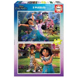 Puzzle Encanto Disney Educa 2x100 darabos 6 évtől
