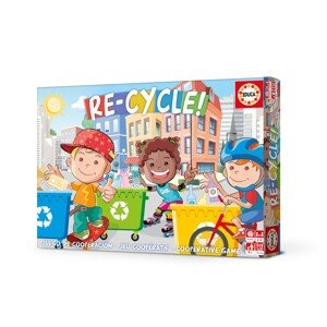 Társasjáték gyerekeknek RE-Cycle! Educa angolul Tanulj meg újrahasznosítani! 4 évtől