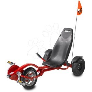 Pedálos gokart Go Kart Pro 100 triker Red Exit Toys felfújható kerekekkel 6 évtől