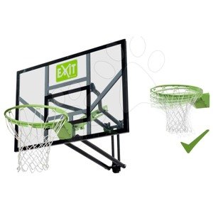 Kosárlabda konstrukció palánkkal és flexibilis kosárral Galaxy wall mounted basketball Exit Toys acél falra erősithető magasságilag állitható
