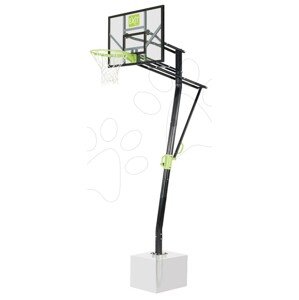 Kosárlabda konstrukció palánkkal és kosárral Galaxy Inground basketball Exit Toys acél talajba rögzíthető magasságilag állítható