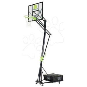 Kosárlabda konstrukció palánkkal és kosárral Galaxy Portable Basketball Exit Toys acél áthelyezhető magasságilag állítható