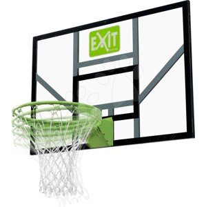 Kosárlabda palánk flexibilis kosárral Galaxy basketball backboard Exit Toys áttetsző polikarbonát