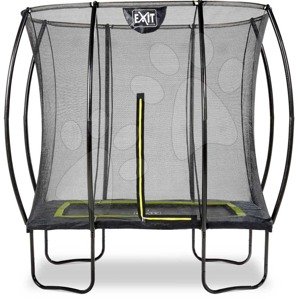 Trambulin védőhálóval Silhouette trampoline Exit Toys 153*214 cm fekete