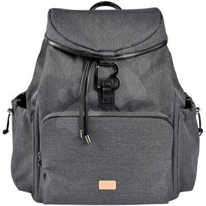 Pelenkázó hátizsák Vancouver Backpack Dark Grey Beaba kiegészítőkkel 22 l térfogat 42 cm szürke