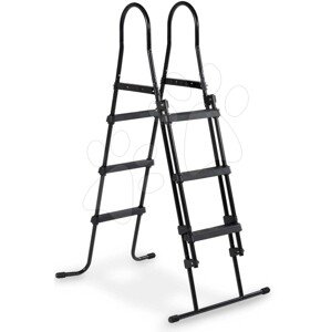 Medence létra pool ladder Exit Toys 91-107 cm magas kerethez fémváz csúszásmentes fekete