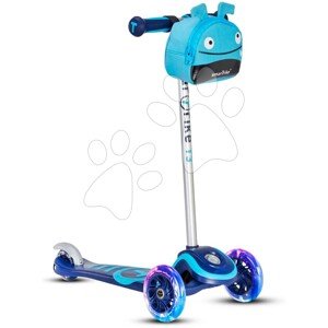 Roller T3 SmarTrike világító kerekekkel és táskával teherbírása 20 kg kék 24 hó-tól